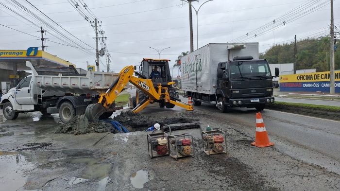 Obras incluem conserto emergencial e implantação da nova estação de tratamento (Foto: Divulgação)