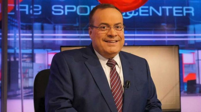 Amigão fez história no programa Sportcenter, da ESPN, ao lado de Antero Greco (Foto: Divulgação)