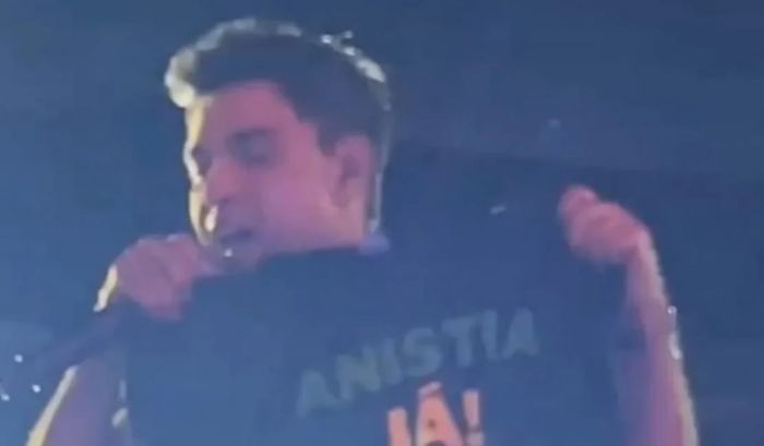 Imagens do show repercutiram nas redes sociais (Foto: Reprodução)