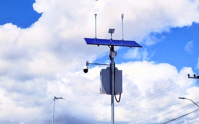 Dados são enviados direto para Defesa Civil a cada 15 segundos (Foto: Divulgação/PMC)