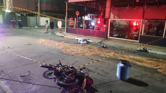 O homem não resistiu aos ferimentos e morreu no local (Foto: Divulgação BPMI)