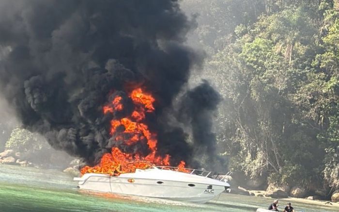Causas do incêndio ainda não foram informadas (Foto: Reprodução)