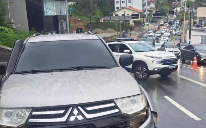 Interdição começou às 13h30; alternativa é o elevado da Quarta (Foto: Divulgação/PMBC)