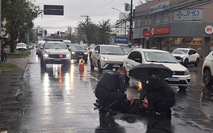 Homem teve ferimentos pelo corpo e foi levado ao Ruth Cardoso (Foto: Divulgação/GMBC)