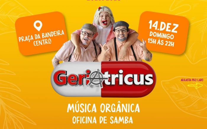 Programação vai das 15h às 22h com entrada gratuita (Foto: Divulgação)