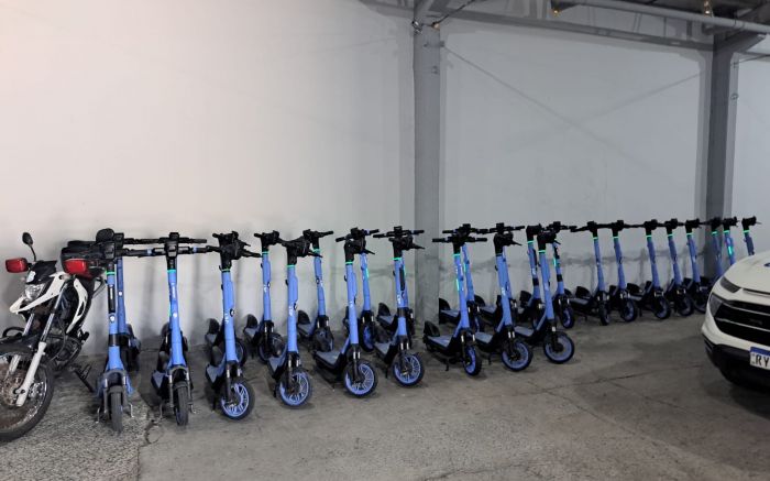 Trânsito diz que medida ajuda a manter as calçadas livres (Foto: BC Trânsito)