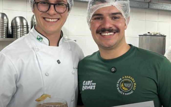 Primeiro lugar despertou gatilho para desenvolver novos formatos de bebidas regionais, diz Gabi (Foto: Divulgação; Vídeo: Divulgação/Instagram @gabidosdrinks)