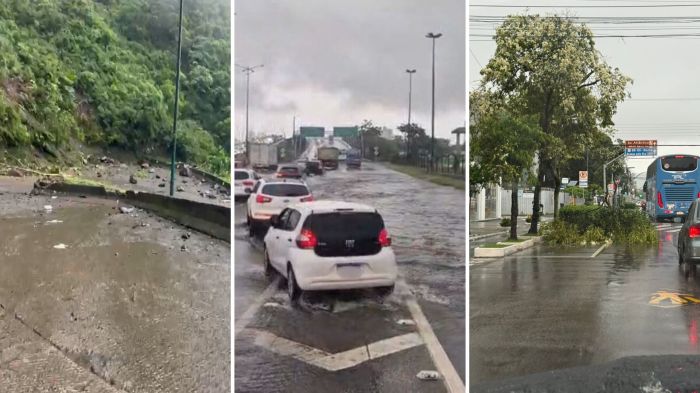 Defesa Civil mantém equipes mobilizadas na região (Foto: PMRv/Redes Sociais/BC Trânsito)