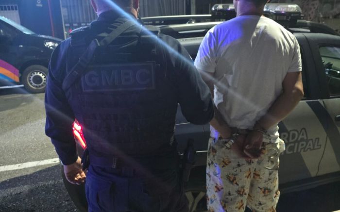 Legenda: Conflito entre moradores terminou com prisão (Foto: Imprensa Segurança Pública BC)