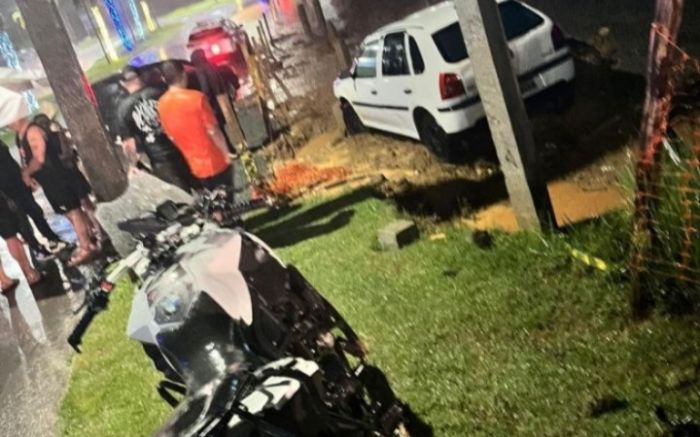 Motorista também estava com a CNH suspensa (Foto: Divulgação/PMSC)