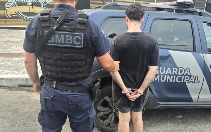 O cara foi preso por importunação sexual (Foto: Divulgação/GMBC)