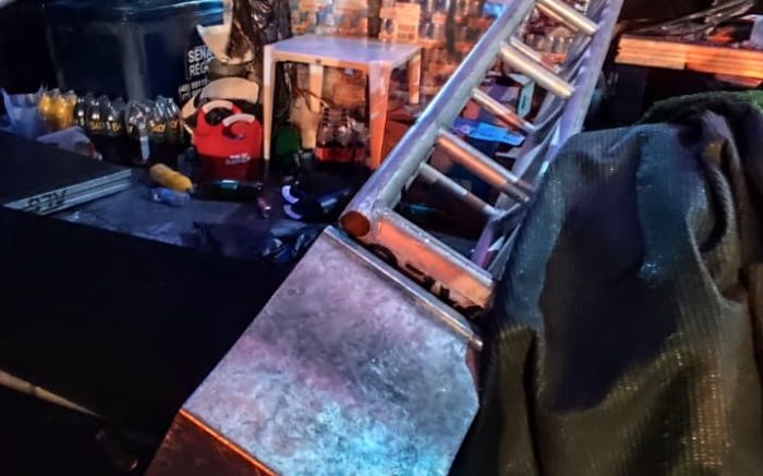 Bombeiros farão nova fiscalização no local neste domingo (Foto: Divulgação CBMSC)