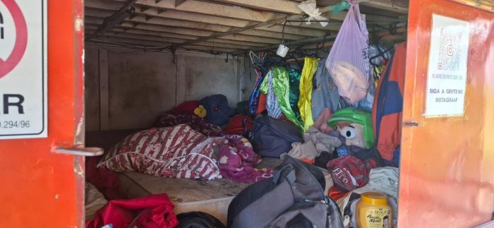 Adolescentes estavam em uma Carreta Furacão que chegou na cidade (Foto: Divulgação)