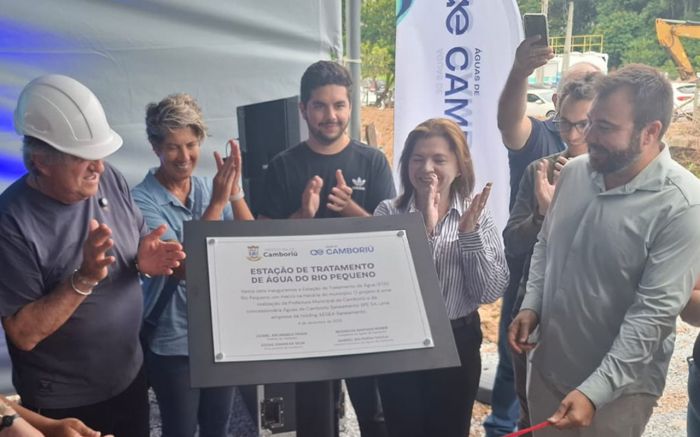 Concessionária inaugurou a primeira ETA de Camboriú nesta terça
(Fotos: Divulgação)