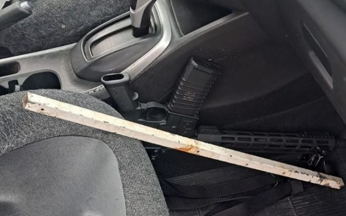 Mesmo preso, agressor não revelou o motivo do ataque (Foto: Leitor)