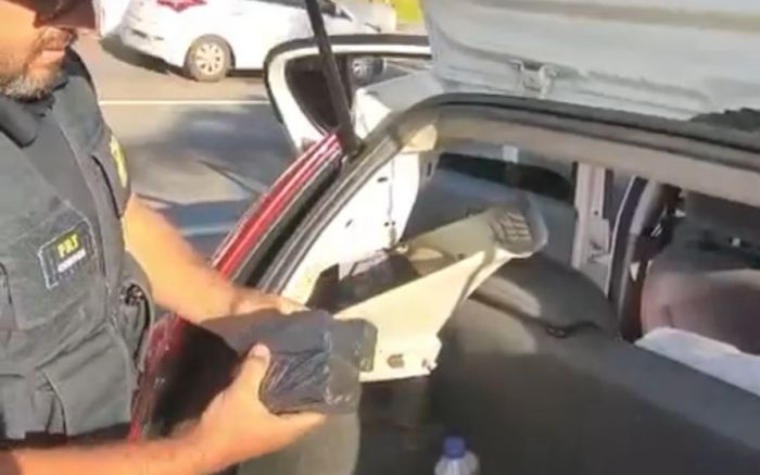 Abordagem foi durante fiscalização de rotina da PRF (Foto: PRF)