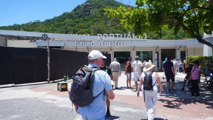 Operação de embarque marca novidade na temporada (Foto: João Batista)