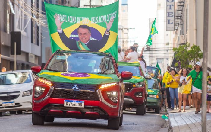 Protesto durou cerca de uma hora (Foto: Paulo Giovany)