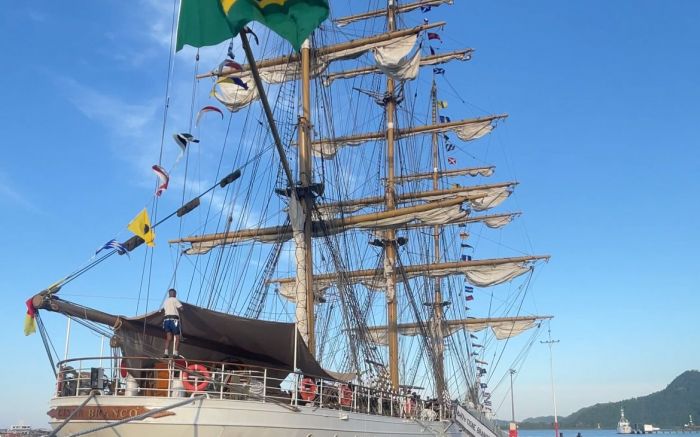 Navio vai atracar no cais da Delegacia da Capitania dos Portos (Foto: Arquivo/Amanda Moser)