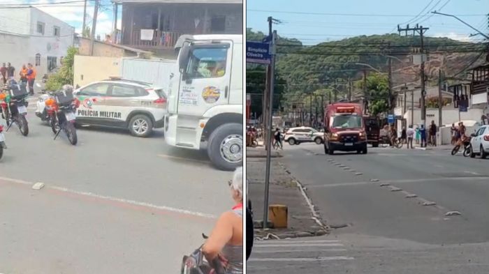 Fotolegenda: Polícia Militar faz buscas pelo bandido (Foto: Leitor DIARINHO)