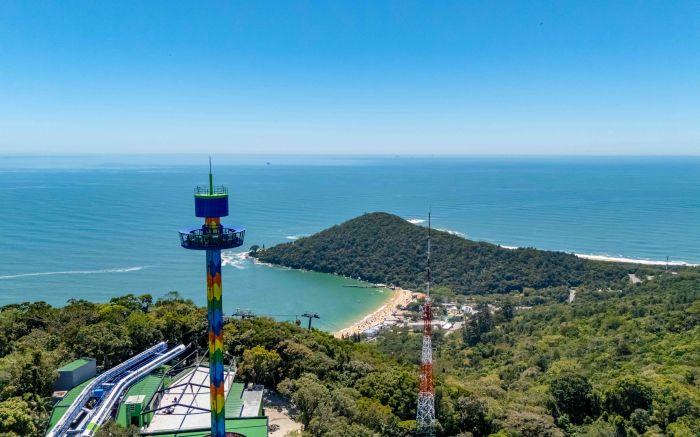 Falha acionou o sistema de segurança e mobilizou equipes do Unipraias e do Corpo de Bombeiros (Foto: Divulgação/Unipraias)