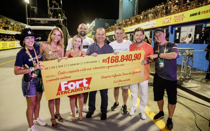 Fort Atacadista transforma o Carnaval em uma ação de impacto social com doação integral da arrecadação (Foto: Divulgação)
