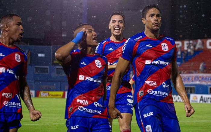 Reginaldo marcou o único gol do Marcílio Dias na vitória (Foto: Vica Bueno)