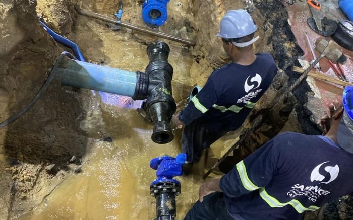 Procedimento técnico integra ações de controle de perdas (Foto: Divulgação)