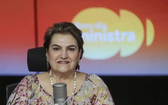 Ministra Márcia Lopes estimulou mobilização de mulheres do território entre Barra Velha e Itapema (Foto: Fabio Rodrigues-Pozzebom/Agência Brasil)