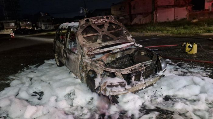 Uno, Ka e Clio foram atingidos em ocorrências separadas (Foto: CBMSC)