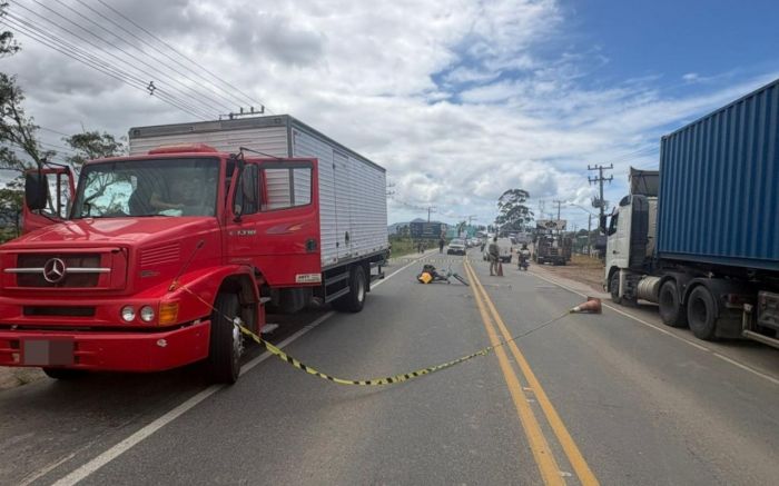 Ciclista tinha 66 anos; acidente foi no bairro Joaia (Foto: Divulgação)