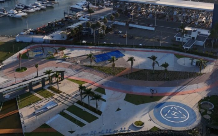 Parque é atrás da Marina Itajaí (Foto: Arquivo)