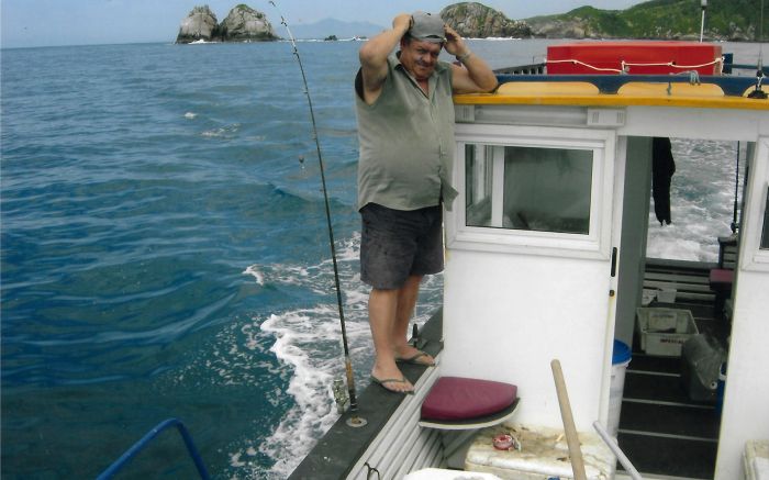 Pescaria, uma das paixões de Nitz (Foto: Divulgação)