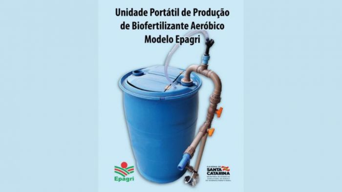 Sistema usa bombona e peças comuns e custa menos de R$ 500 (Foto: Epagri)