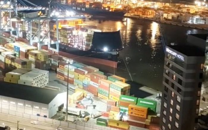 Moradores reclamam de barulho do Porto de Itajaí durante a madrugada (Foto: leitor)