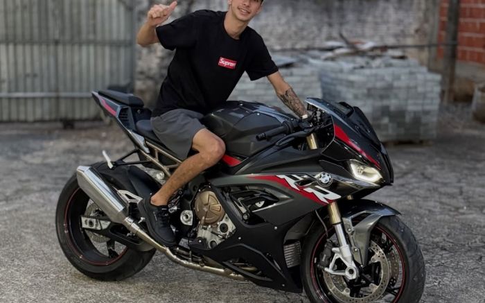 Imagens mostram colisão fatal do conhecido Léo do Grau