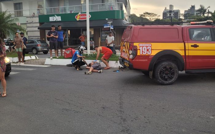 Vítima foi levada ao pronto atendimento das Nações (Foto: Divulgação)