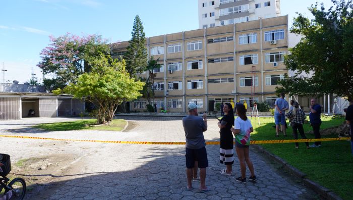 Situação é de risco até para bombeiros e agentes da Defesa Civil