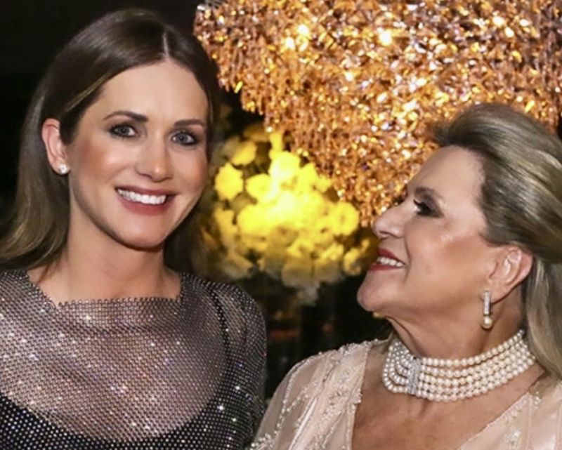 Roberta e a mãe Ivani Pereira Zimmermann, lindas uma vida toda