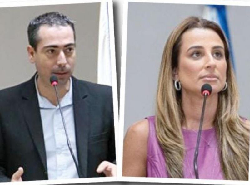 Prefeita espevitada Juliana Pavan (PSD) e o vereador Marcelo Quero-Quero Achutti (MDB), e o bolo recheado com provocação e chantilly de indireta