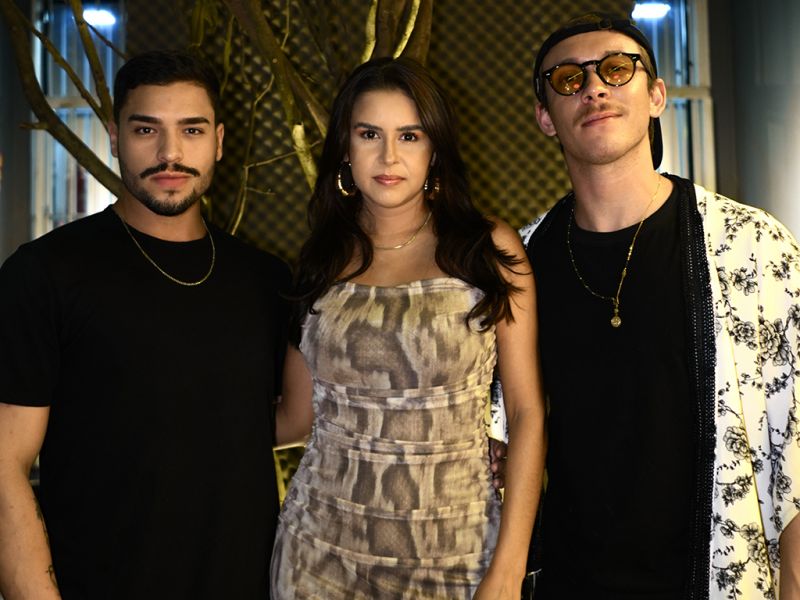 Baladinha - Gabriel Eugênio, Typhani Ali Sagaz e Rafael Gust são idealizadores da Sunshine Secrett, baladinha secreta em São Francisco do Sul (foto: Lucas Miller)