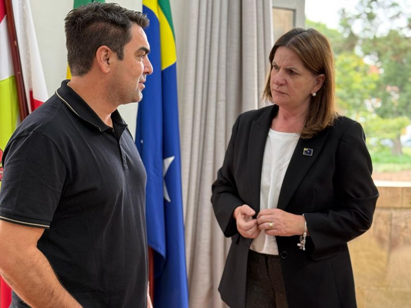 O prefeito de Itapema, Alexandre Xepa (PL), visitou a prefeita de Lages, Carmem Zanotto (Cidadania) 