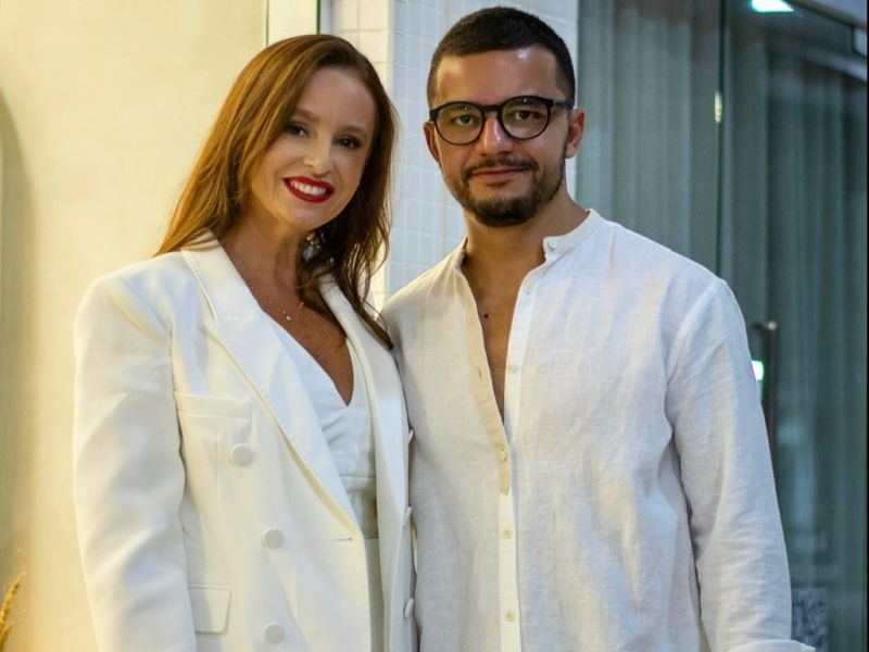 Beleza - Os sócios Suellen Haensel e Arthur Queiroz Batiliere festejaram o primeiro ano do salão Experience Salon BC, em Balneário Camboriú. (foto: divulgação)
