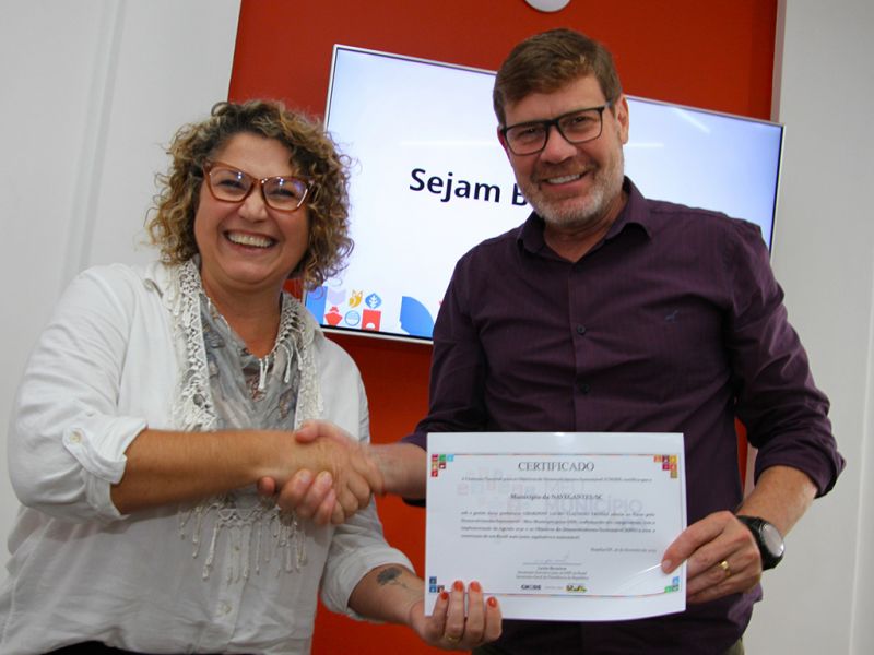 O prefeito de Navega, Liba top, ops, Liba Fronza (PSD), colocou o próprio nome e o da city em evidência nacional (foto: divulgação)