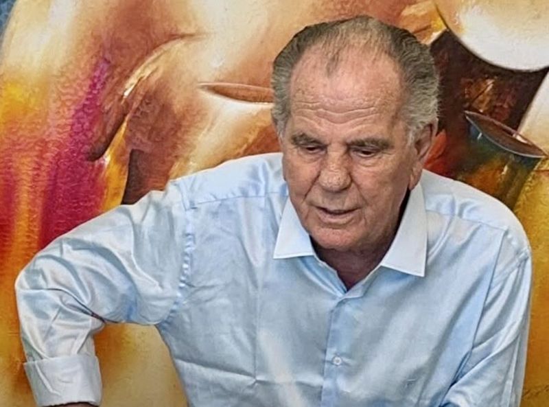 Augusto Dalçoquio também foi um dos felizes aniversariantes desta semana aqui na terrinha. 84 anos, parabéns!