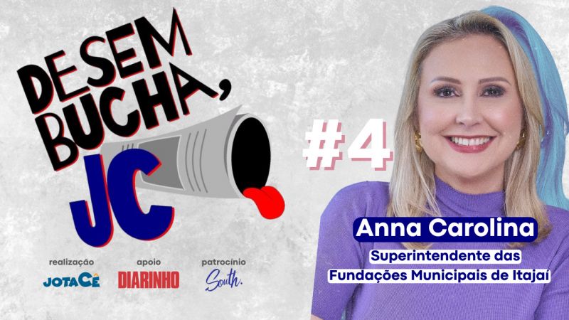 A minha ex-musa BBB, a superintendente das Fundações de Itajaí, Anna Carolina, participa do Desembucha JC na quarta-feira 