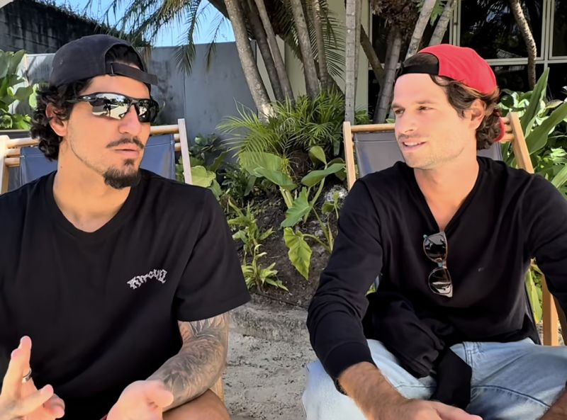 Da série tour dos sonhos: Gabriel Medina e Matheus Navarro