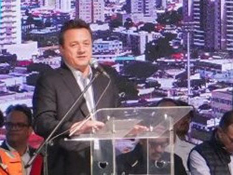 O prefeito Robison Coelho (PL) almoçou com o chefão da JBS, Wesley Batista, pra tratar de temas envolvendo o Porto de Itajaí (foto: divulgação)