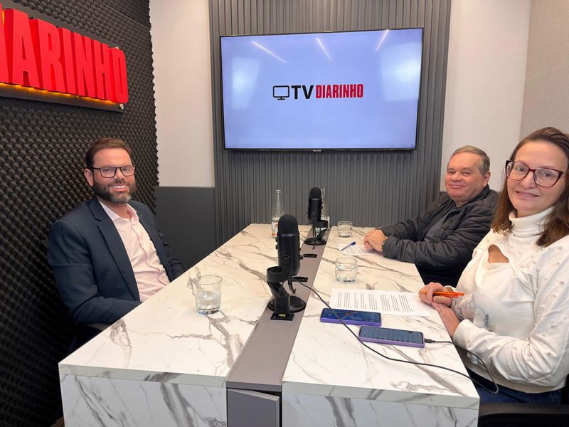 O JC participou, com a jornalista Fran Marcon, do “Diz aí!” com o senador Jorge Seif (PL). Assista na TV DIARINHO no Youtube (foto: divulgação)