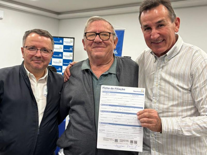 O pai do ex-vereador Marcelo Werner, José Werner, foi uma das lideranças a aderir ao Republicanos de Itajaí